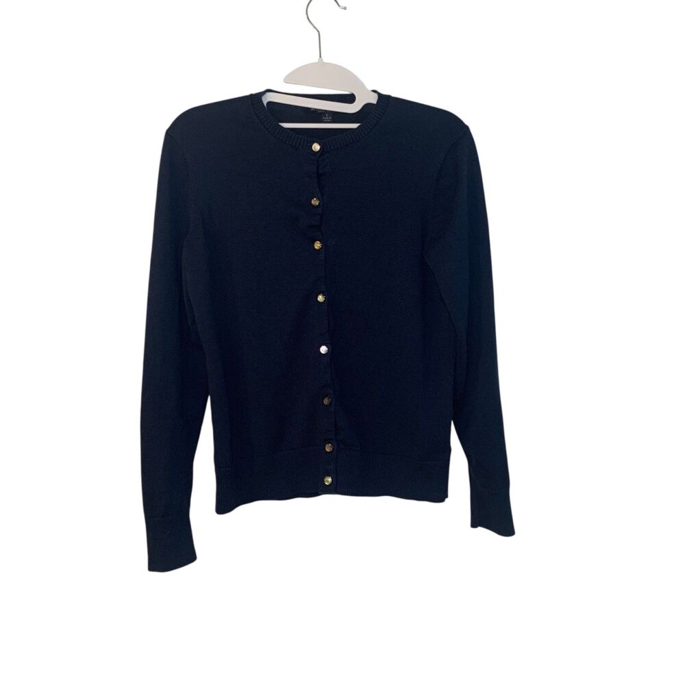 Brooks Brothers Navy Blue Supima Cotton Button Up Cardigan S Preppy Office